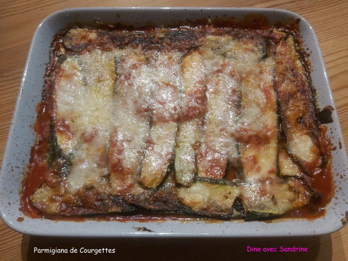 Une Parmigiana de Courgettes