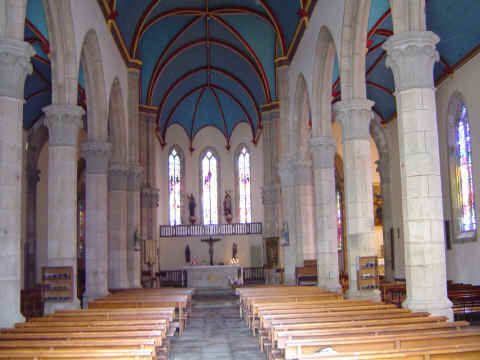 intérieur église lampaul