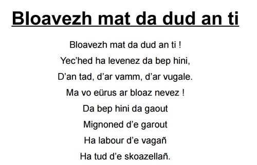 Bloavezh mat da dud an ti