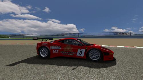 Ferrari 458 Italia GT3 Ferrari F142 550CV