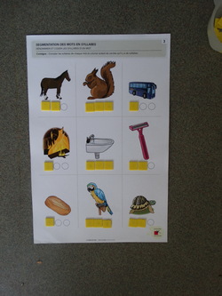 Phonologie avec les MS - On compte les syllabes
