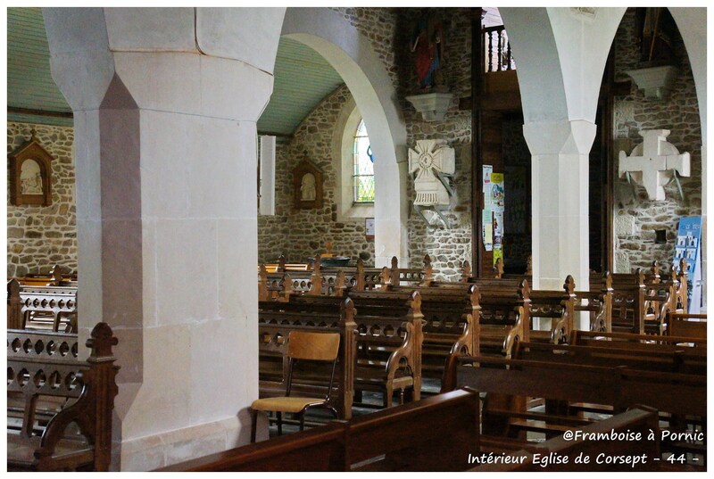 Corsept, Eglise Saint Martin  - intérieur -