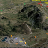 Carte Google map itinéraire pico Campo de Troya