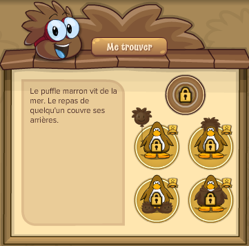 Nouveautés de la fête des Puffles (22 mars) - Puffle Marron