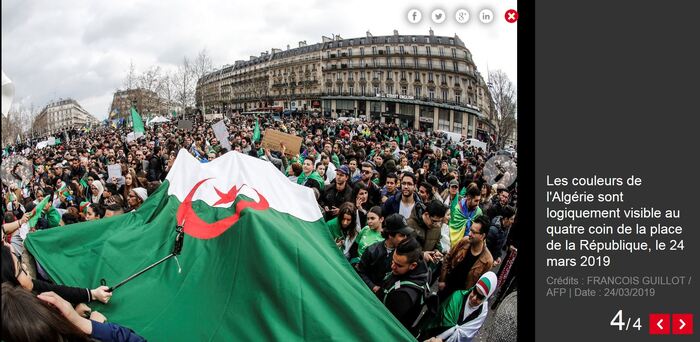Algérie : en France, les manifestants veulent "libérer le pays une deuxième fois"