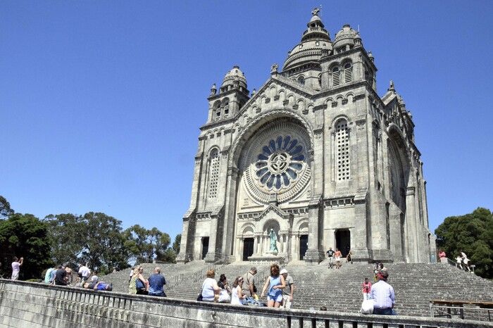 Portugal - Minho - Viana do Castelo - Le sanctuaire de Santa Luzia