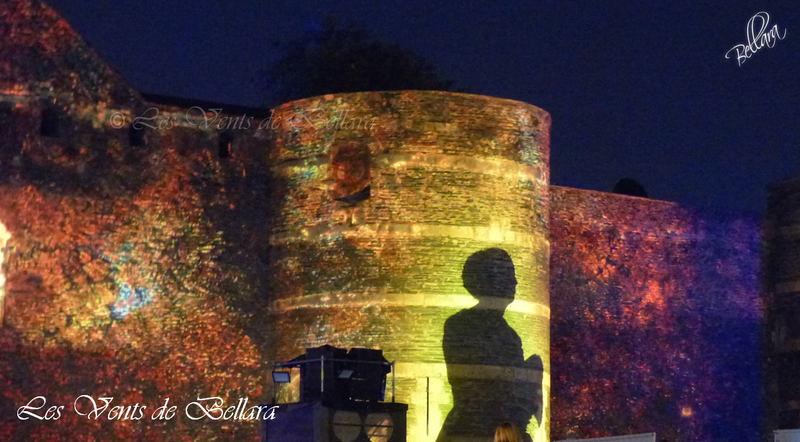 Spectacle lumière La Ballade du Roi René au château d'Angers - 3