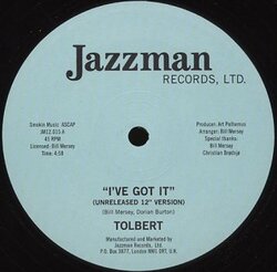 Tolbert - I've Got It