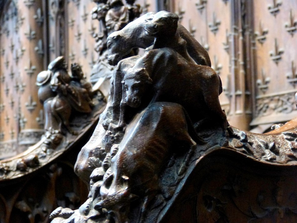 Les stalles de la cathédrale d'Amiens