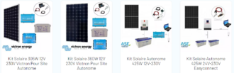 Des kits solaires autonomes
