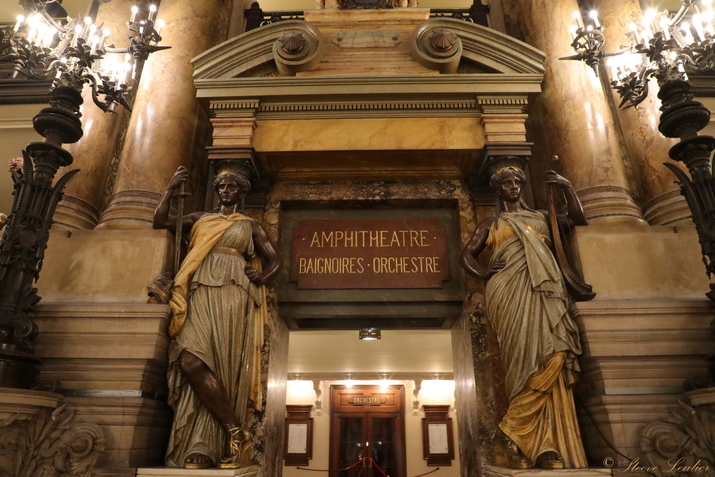 L'entrée de l'Opéra Garnier, premier palier, Paris