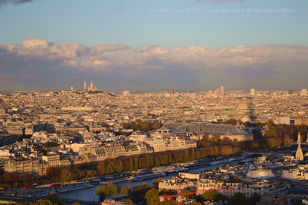 Vues de Paris : Coucher de soleil