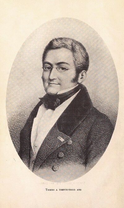 Adolphe Thiers à l’âge de 33 ans.