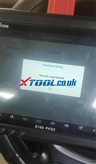 Program Hyundai i20 Smart Key with Xtool X100 Pad2 05