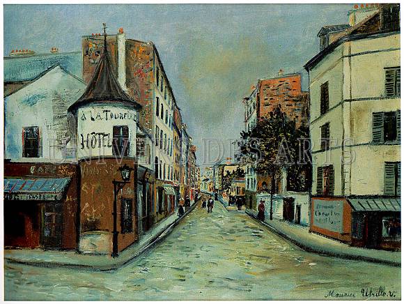 utrillo : peintre de la première moitié du siècle dernier