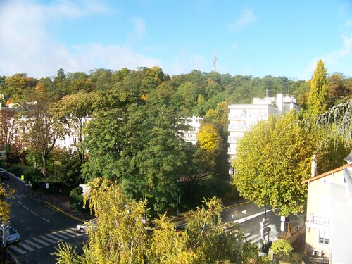 Ce que l'on voit de ma terrasse au sud et à l'est.