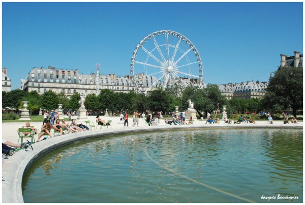 Paris Tuileries bassin grande roue