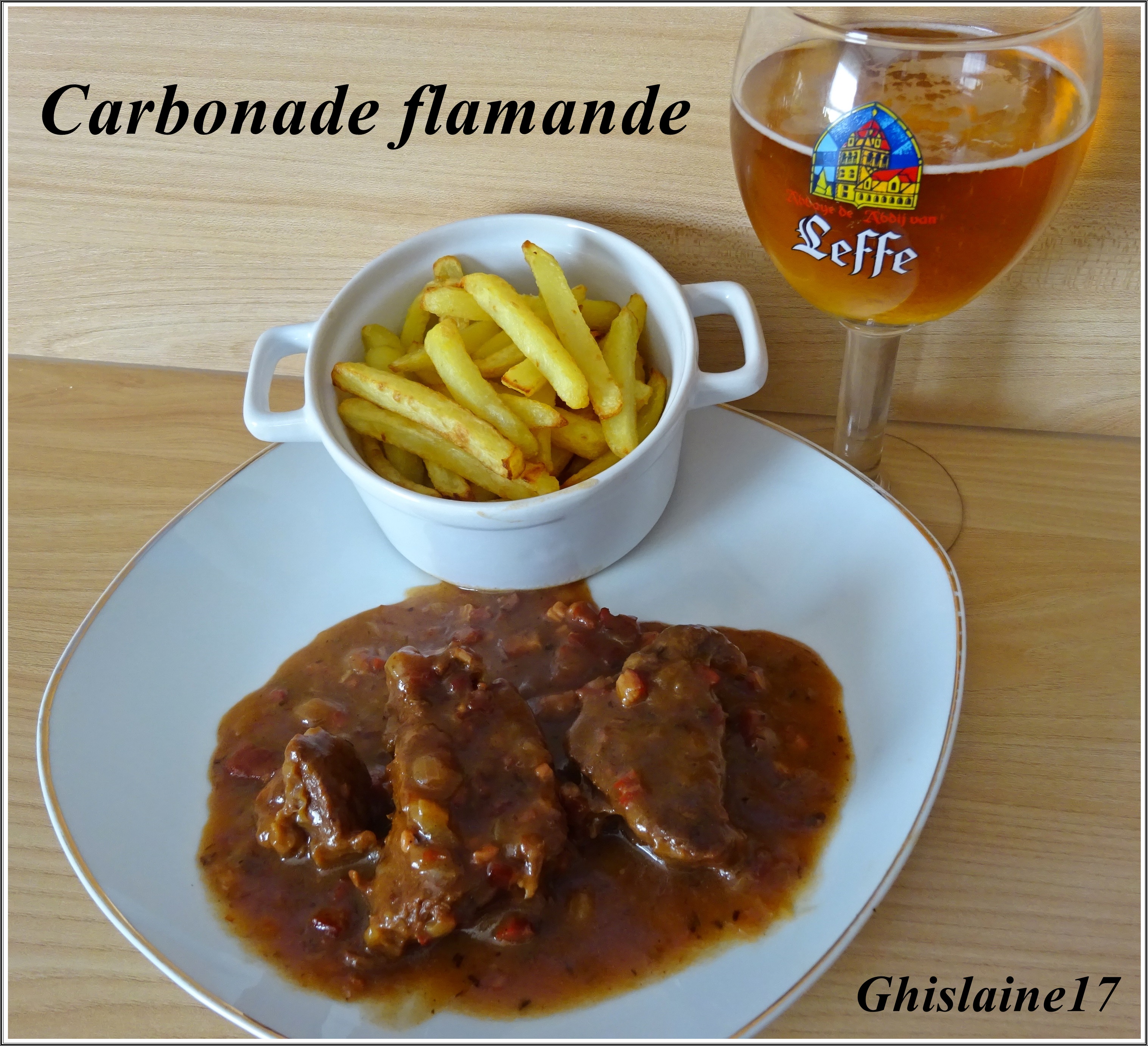 Que Boire Avec Une Carbonnade Flamande Carbonade flamande - Ghislaine Cuisine