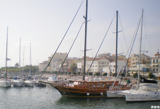 En septembre 2008 : Visite de Ametlla de Mar, sur laCosta Brava.