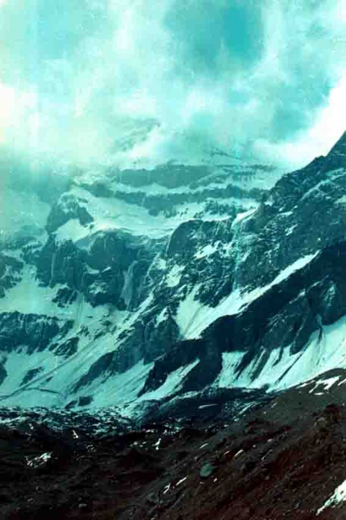 Paroi sud Aconcagua février 1983