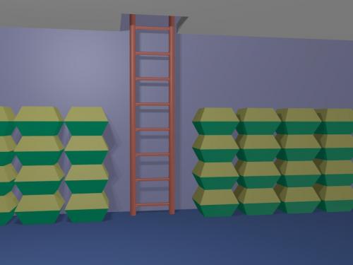 Mettre un array et un mirror modifier sur l'objet fera une échelle