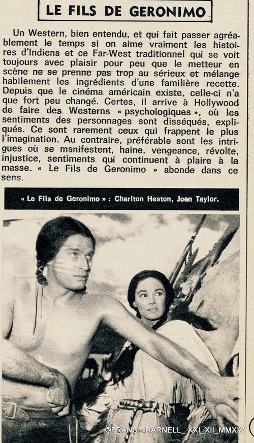 LE FILS DE GERONIMO (1952)