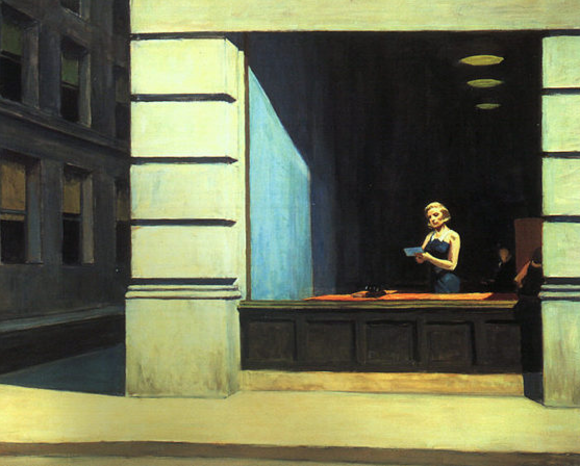 Edward Hopper, New York office, 1962