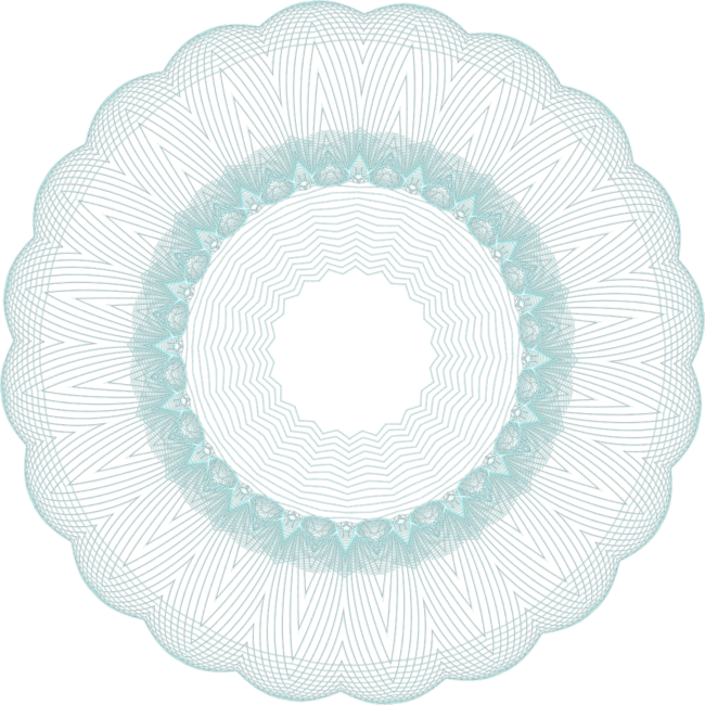 Mandalas spirographe transparent