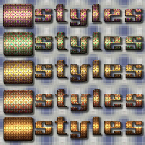 Metal Grid Color Photoshop Styles