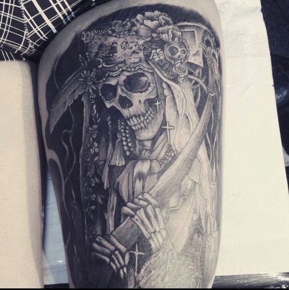 Santa Muerte tattoo