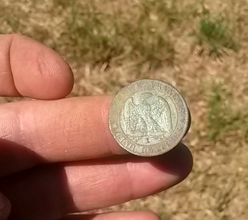 5 centims napoleon 3 1861 k revers