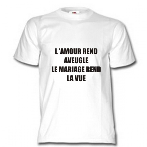 amour rend aveugle le mariage