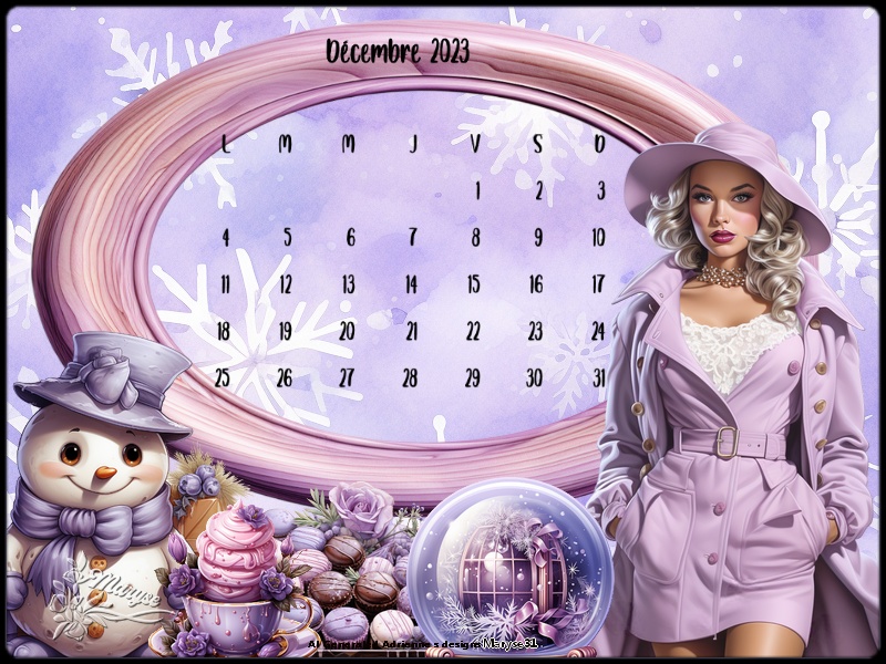 Calendrier decembre