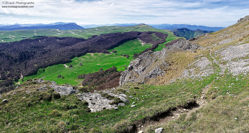 Roc de Toulau au petit matin - Vercors