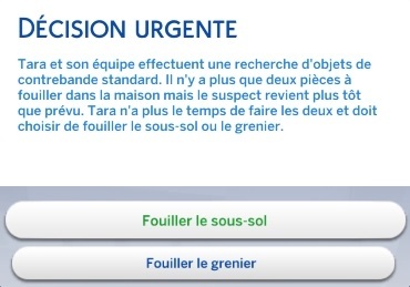 décision urgente