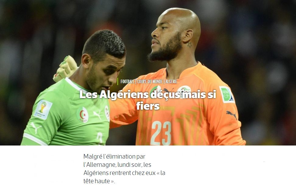 Lundi 30.6.2014 à Porto Alegre Allemagne-EN 2-1 après prolongations