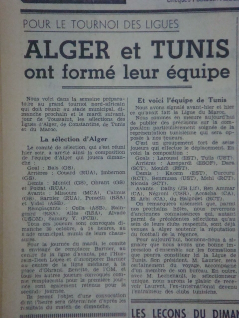 missoum sélectionné pour le match contre tunis