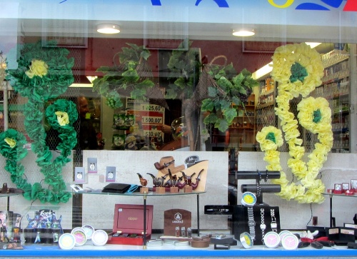 Les vitrines des commerçants châtillonnais fêtent saint Vincent !