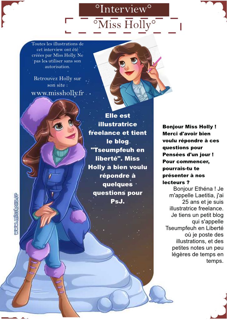 Interview : Miss Holly ❄ PsJ n°19