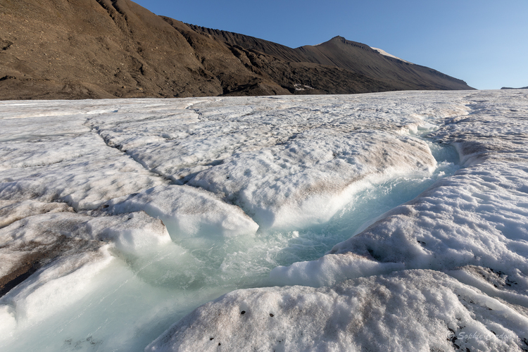 Le glacier qui fond