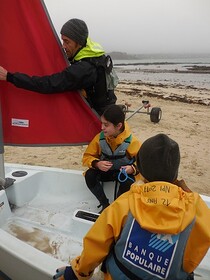 Première et seule séance de Voile