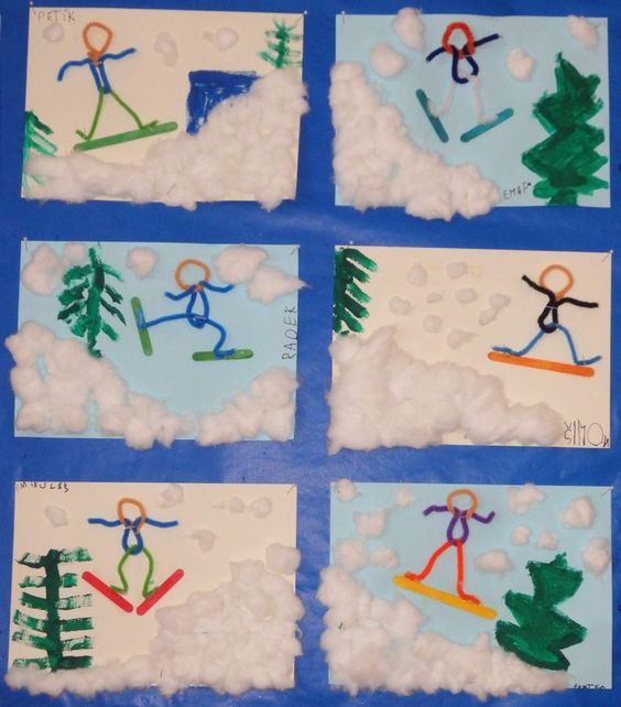 Des idées artistiques pour travailler sur les JO d'hiver 2022 - de la maternelle au CM2