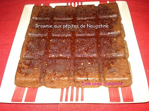 Brownie aux pépites de Nougatine 4