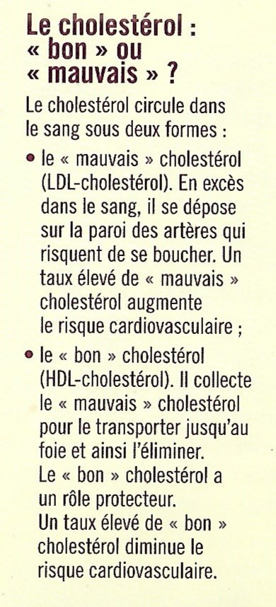 Diabète et cholestérol