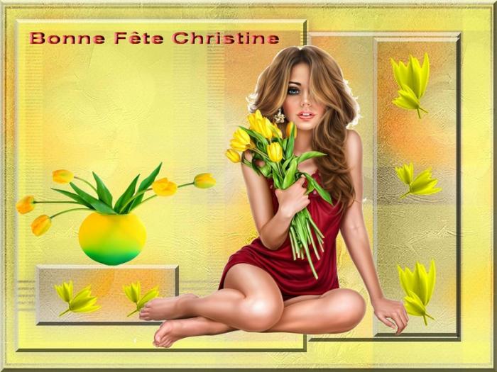 Vos cadeaux de souhaits pour ma fête le 24/07; St Christine*