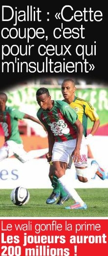 jeudi 01.05.2014 à Blida Finale MCA-JSK 1-1 (5-4 aux tir au but)