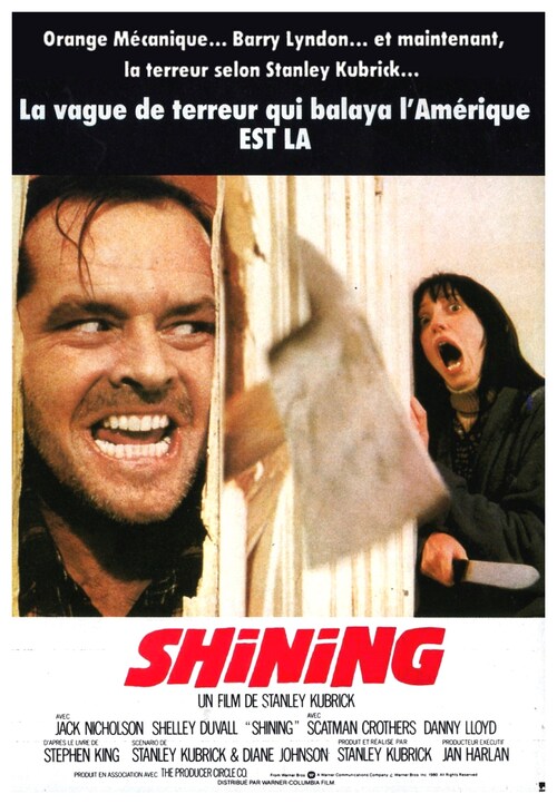 SHINING BOX OFFICE USA 1980