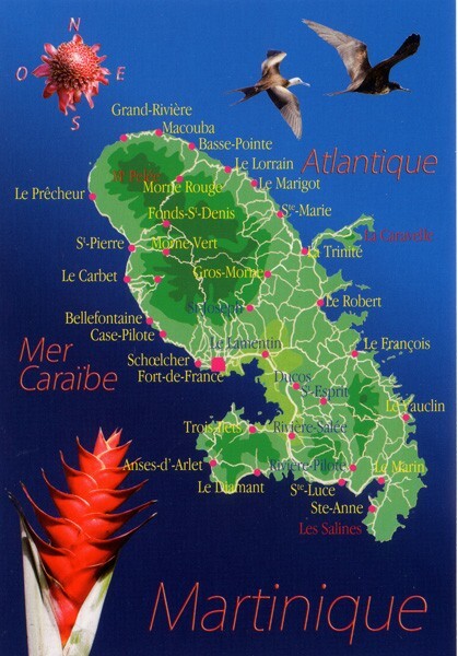515 Carte de la Martinique