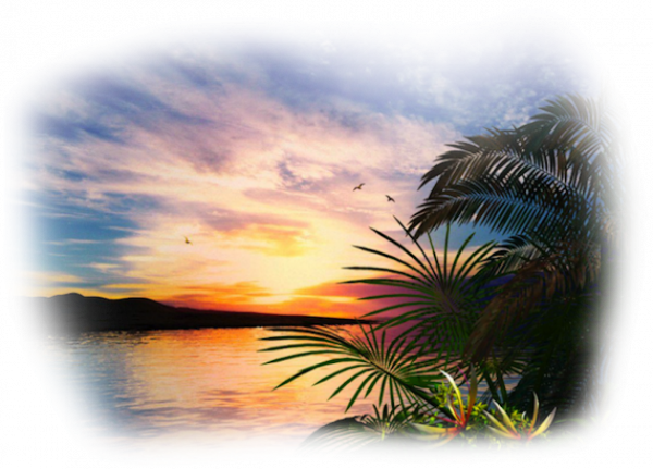 Paysage coucher de soleil / 4