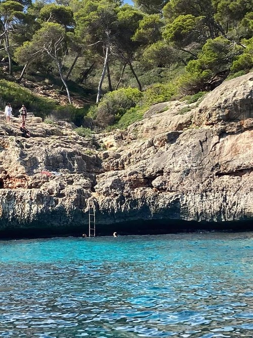 majorque - à l'ouest , portal vells petite cala sympathique 